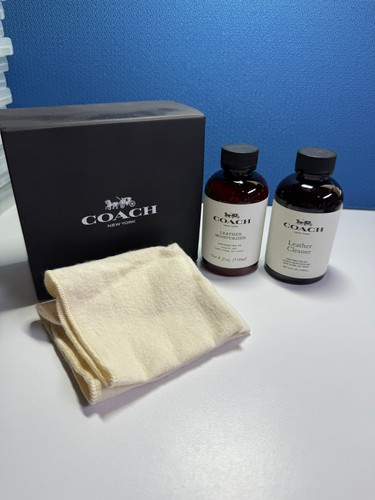 Coach leather care product set - leather,